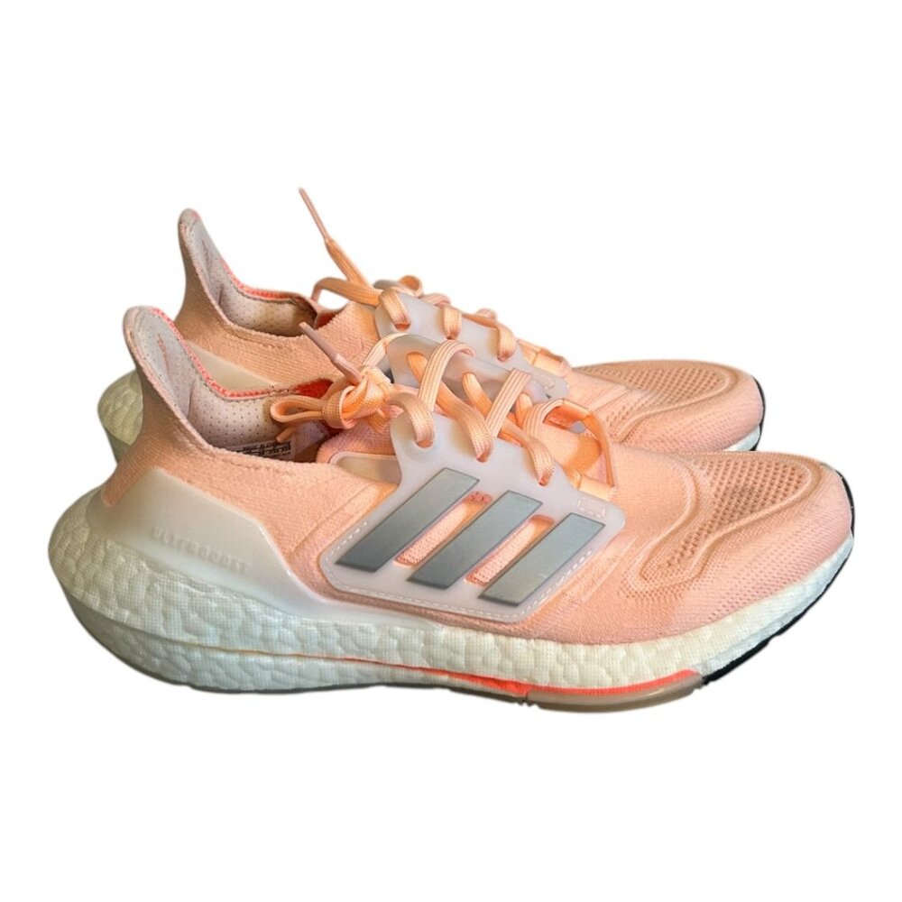 ADIDAS Womens Ultraboost 22 Pink Running Shoes Size 6.5 Pre Owned